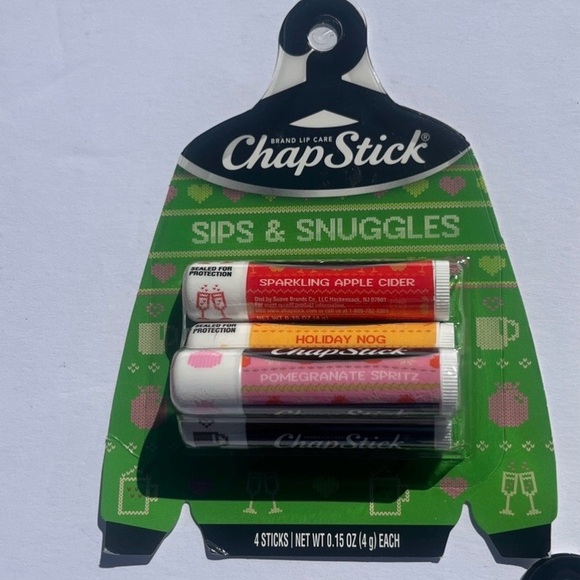 Chapstick Other - Chapstick Sips & Snuggles Lip Balm 4 pack